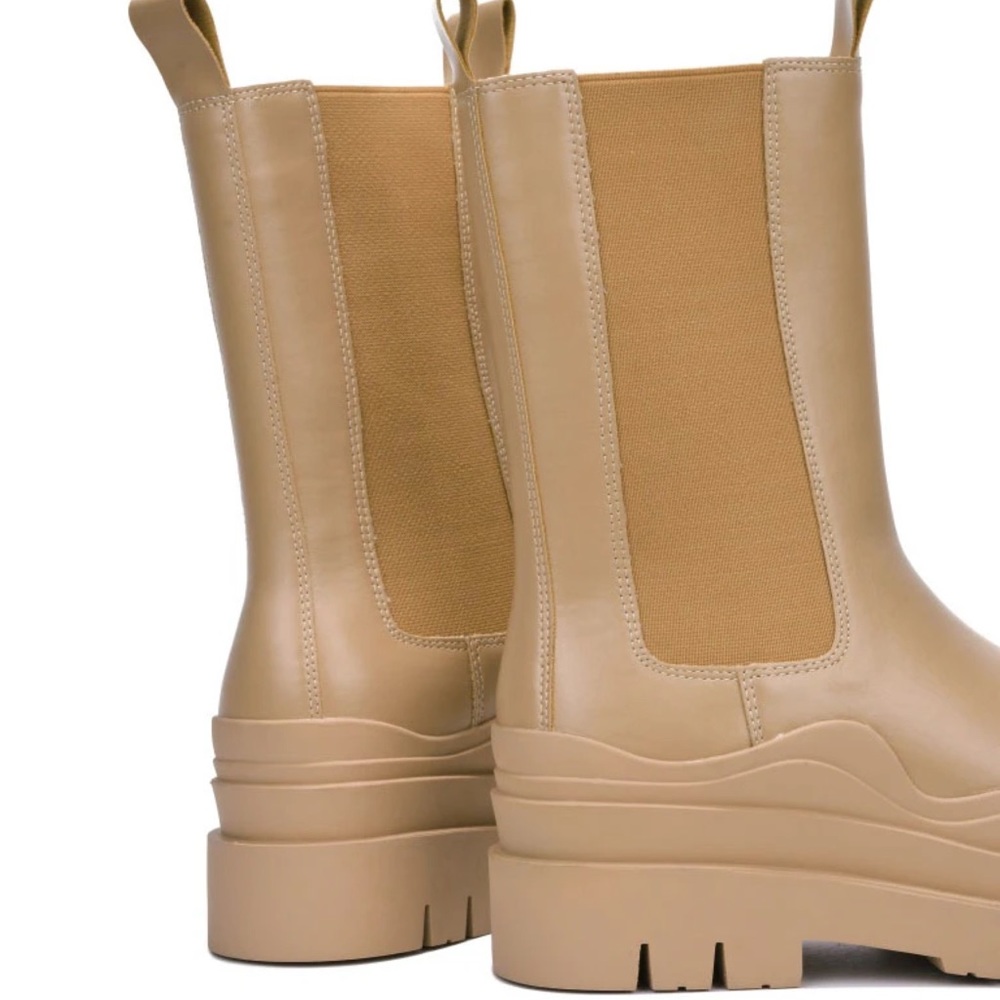 Blazing Chunky Sole Biker Boot - Picture 3 of 8